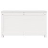 vidaXL Úložný box biely 80x40x45,5 cm masívna borovica