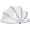 vidaXL Bazénová kupola okrúhla 315x158 cm PVC
