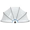 vidaXL Bazénová kupola okrúhla 315x158 cm PVC