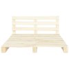 vidaXL Paletový posteľný rám, borovicový masív 160x200 cm