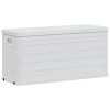 vidaXL Záhradný úložný box 280 l, svetlosivý