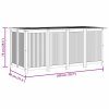 vidaXL Záhradný úložný box 200x80x75 cm masívne akáciové drevo
