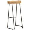 vidaXL Barové stoličky 2 ks, mangový masív