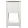 vidaXL Nočné stolíky 2 ks biele 40x35x61,5 cm masívne borovicové drevo