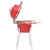 vidaXL Kamado gril s udiarňou keramika 76 cm