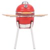 vidaXL Kamado gril s udiarňou keramika 76 cm