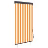 vidaXL Vonkajšia zatemňovacia roleta 80x250 cm biela a oranžová