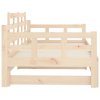 vidaXL Rozkladacia denná posteľ borovicový masív 2x(80x200) cm
