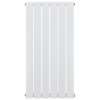 vidaXL Lamelový radiátor, biely 465 mmx900 mm