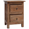 vidaXL Nočný stolík, mahagónový masív 40x30x51 cm