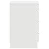 vidaXL Nočné stolíky 2 ks, biele 38x35x56 cm, kompozitné drevo