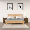 vidaXL Nočné stolíky 2 ks medovohnedé 50x35x61,5 cm borovicový masív