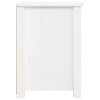 vidaXL Nočné stolíky 2 ks biele 40x35x49 cm masívne borovicové drevo