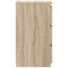 vidaXL Nočné stolíky 2 ks, dub sonoma 40x35x62,5 cm, kompozitné drevo