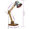 vidaXL Industriálna stropová lampa viacfarebná okrúhla 23x18x95 cm E27