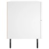 vidaXL Nočné stolíky 2 ks biele 40x35x47,5 cm kompozitné drevo