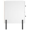 vidaXL Nočné stolíky 2 ks biele 40x35x47,5 cm kompozitné drevo