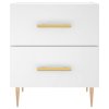 vidaXL Nočné stolíky 2 ks biele 40x35x47,5 cm kompozitné drevo