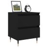 vidaXL Nočné stolíky 2 ks čierne 40x35x50 cm kompozitné drevo