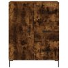 vidaXL Komoda dymový dub 69,5x34x90 cm kompozitné drevo
