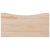 vidaXL Doska stolíka biela 100x60x2,5 cm masívne borovicové drevo