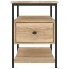 vidaXL Nočné stolíky 2 ks dub sonoma 40x42x56 cm kompozitné drevo
