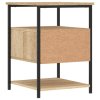 vidaXL Nočné stolíky 2 ks dub sonoma 40x42x56 cm kompozitné drevo