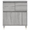 vidaXL Komoda sivý dub sonoma 60x35x70 cm spracované drevo