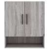 vidaXL Nástenná skrinka sivá sonoma 60x31x70 cm kompozitné drevo