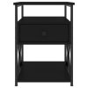 vidaXL Nočné stolíky 2 ks čierne 40x42x55 cm kompozitné drevo