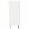 vidaXL Komoda biela 69,5x34x90 cm kompozitné drevo