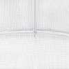 vidaXL Fóliovník s oceľovým rámom biely 64 m² 16x4x2 m