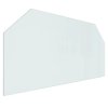 vidaXL Krbová sklenená doska šesťuholník 120x60 cm