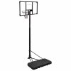 vidaXL Basketbalový stojan priehľadný 256-361 cm polykarbonát