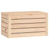vidaXL Úložný box 59,5x36,5x33 cm masívna borovica