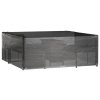 vidaXL Obaly na záhradný nábytok 2 ks 16 očiek 250x250x90 cm štvorec