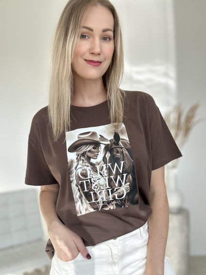 Bavlnené tričko s aplikáciou