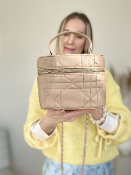 Kufríková kabelka béžová