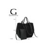 sac cabas suede gallantry noir 688389775edc1