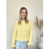 Pletený sveter žltý
