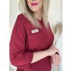 Tenšia bordová mikina