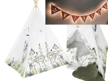 Teepee les vlk stan pro děti