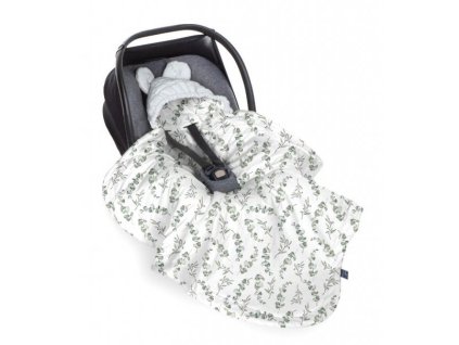 zavinovačka do autosedačky eukapyptus grey