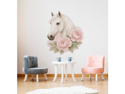 samolepka na zeď kůň