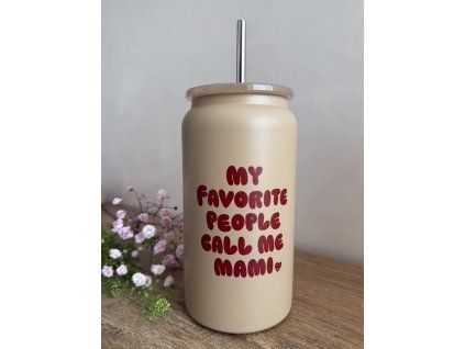 MAMA termohrnek 473 ml - beige