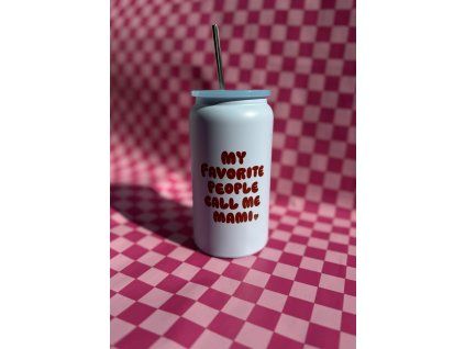 MAMA termohrnek 473 ml - babyblue