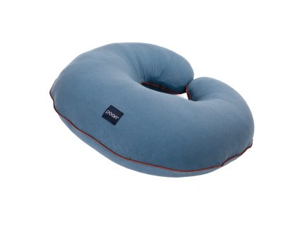 Organický kojící polštář - blue denim