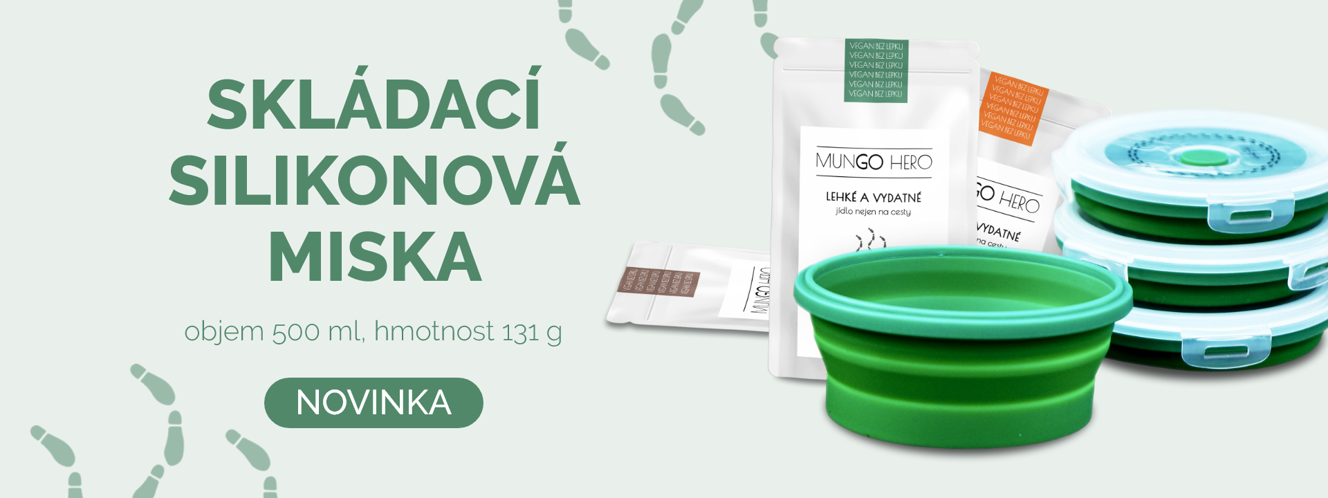 Skládací silikonová miska