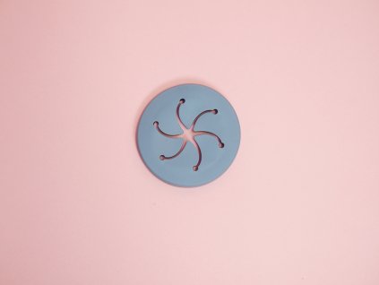 Snack cup víčko na hrneček munn. - blue whale