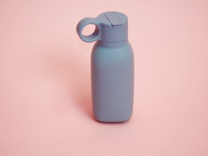 Silikonová lahvička munn. - blue whale